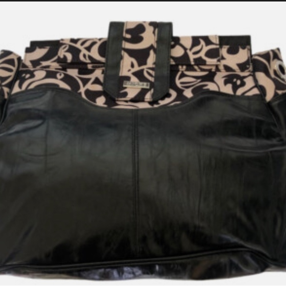 Miche Prima Bag Shells Black And Cream Floral